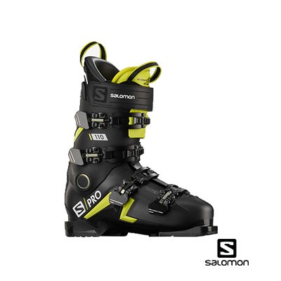 Salomon S Pro 110 Zwart/Geel L40873600 Uitverkocht