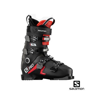 Salomon S Pro 90 Zwart/Rood L40873900