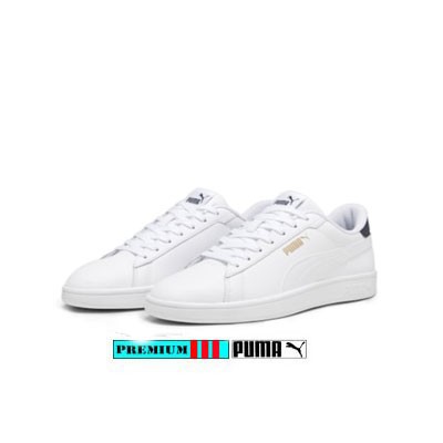 Puma Smash 3.0 Leder 390987-13 Wit