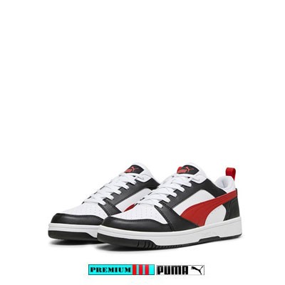 Puma Rebound V6 Low Heren 392328-030 Zwart/Rood