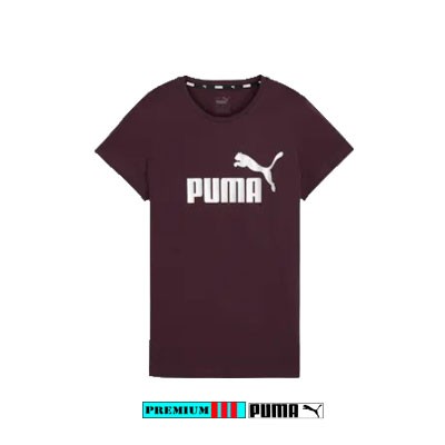 Puma Tee ESS Metalic Cat logo 848303-46 Bordeaux