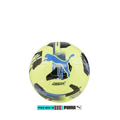 Puma Bal Orbita6 MS 084335-08 Geel/Blauw